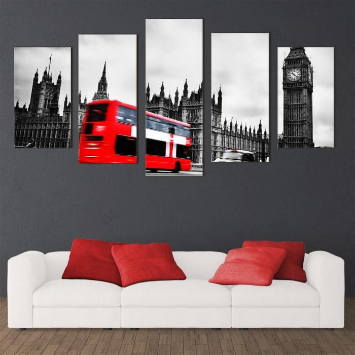 London Red Bus - Beautiful Home Décor | Unique Canvas