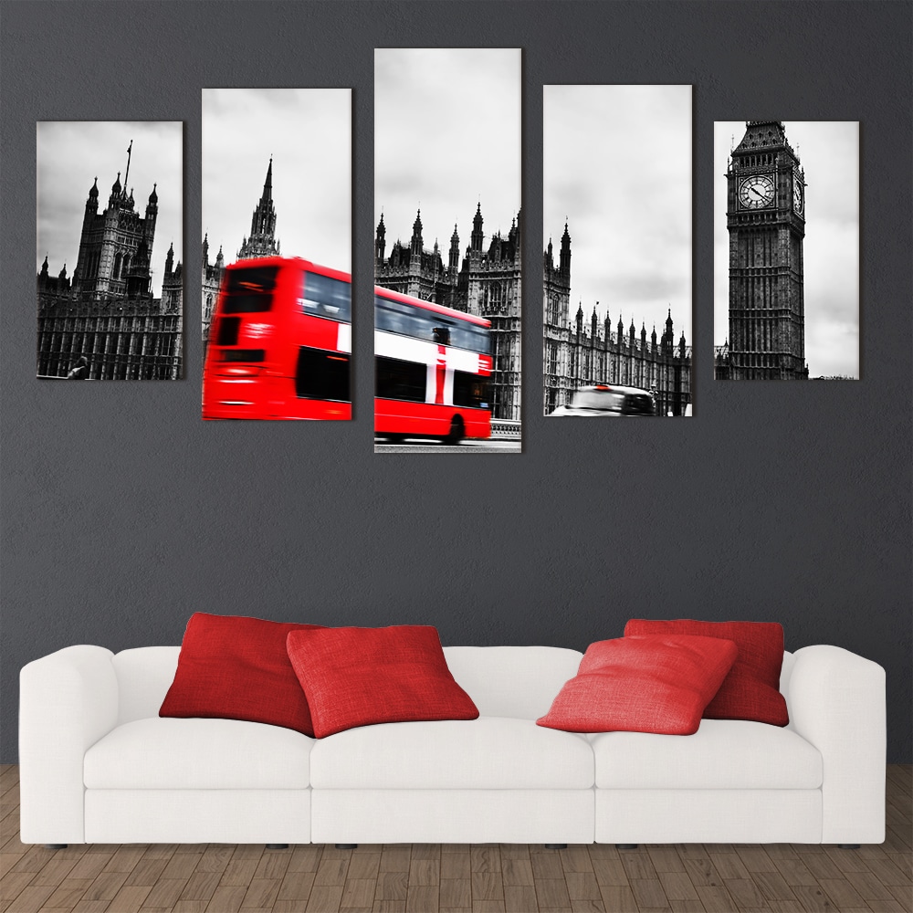 London Red Bus - Beautiful Home Décor | Unique Canvas