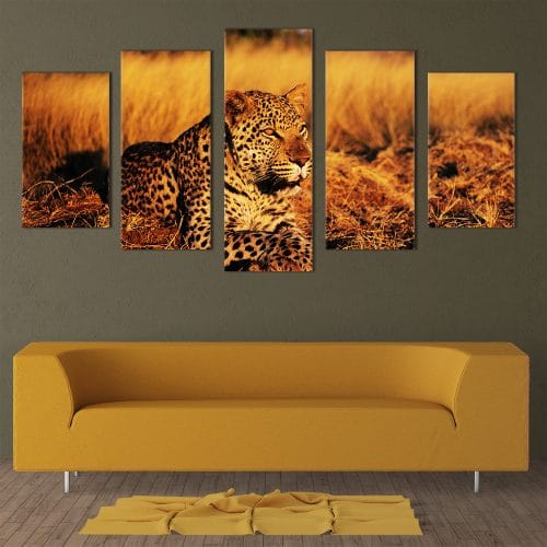 Lying Leopard - Beautiful Home Décor | Unique Canvas
