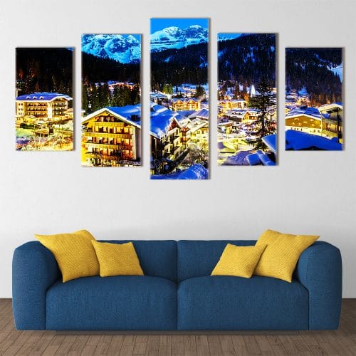 Beautiful Ski Resort - Beautiful Home Décor | Unique Canvas