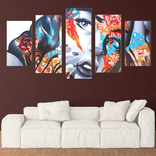 Colourful Lady - Beautiful Home Décor | Unique Canvas