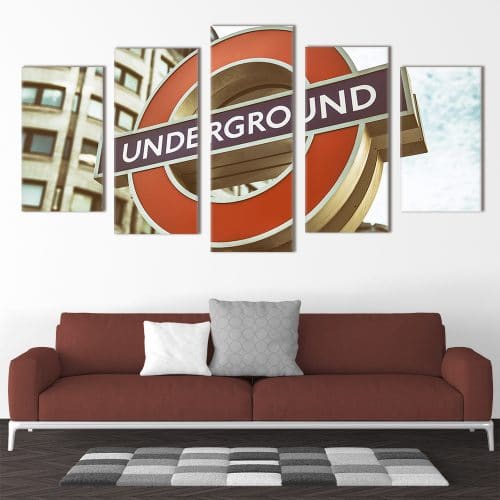 London Underground unique canvas