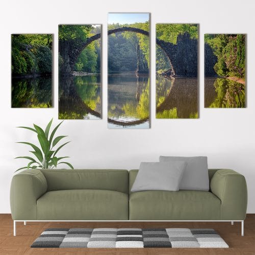 Rakotzbrucke Bridge - Beautiful Home Décor | Unique Canvas