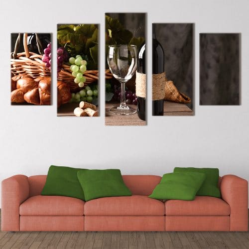 Vintage Wine- Beautiful Home Décor | Unique Canvas