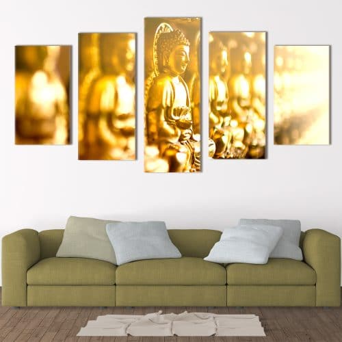 Blur Buddha Religious Art Unique Canvas