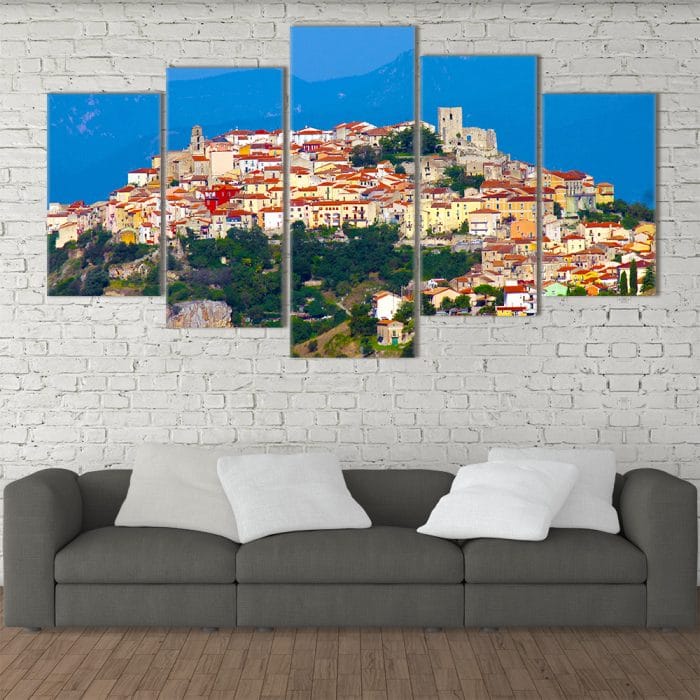 Mountain Town- Beautiful Home Décor | Unique Canvas
