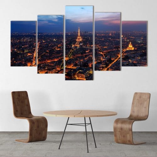 Paris in The Lights - Beautiful Home Décor | Unique Canvas