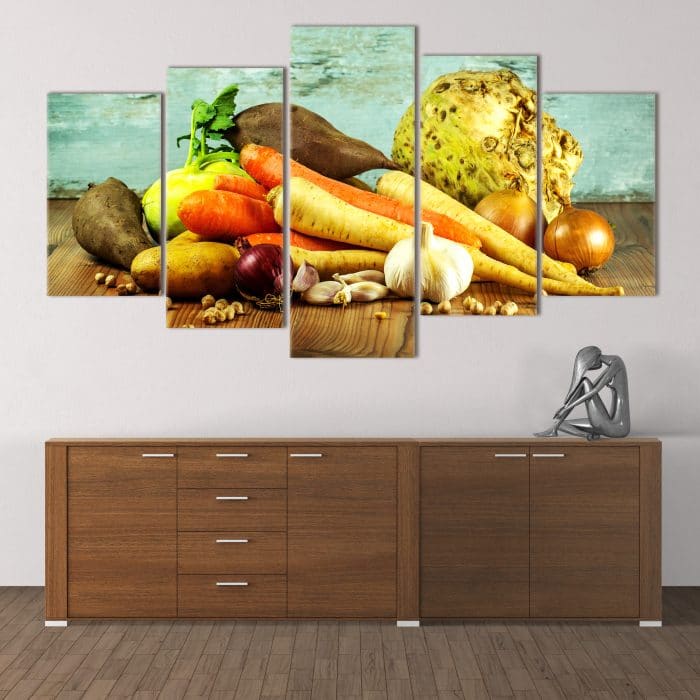 Raw Vegetables unique canvas