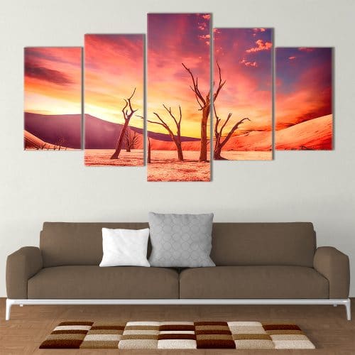 Red Parched Desert- Beautiful Home Décor | Unique Canvas