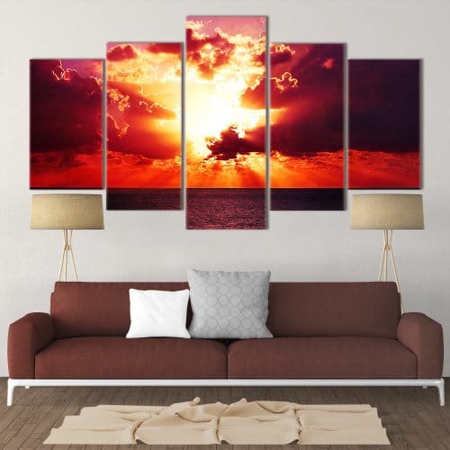 Breaking Through The Clouds- Beautiful Home Décor | Unique Canvas