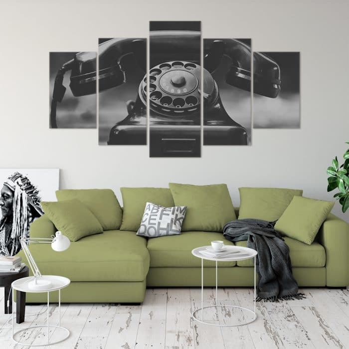 Dial A Phone unique canvas