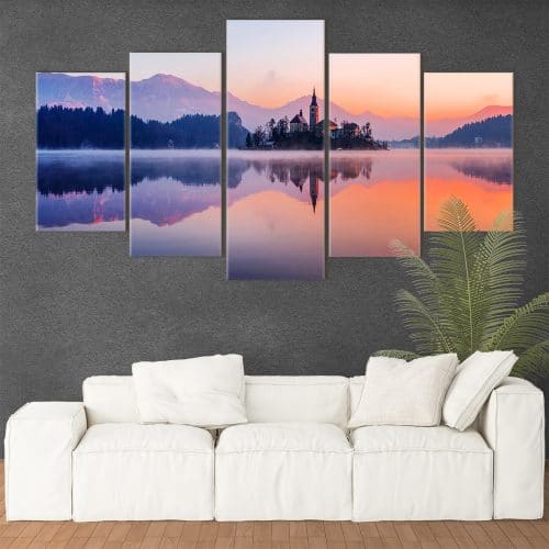 Lake Bled- Beautiful Home Décor | Unique Canvas