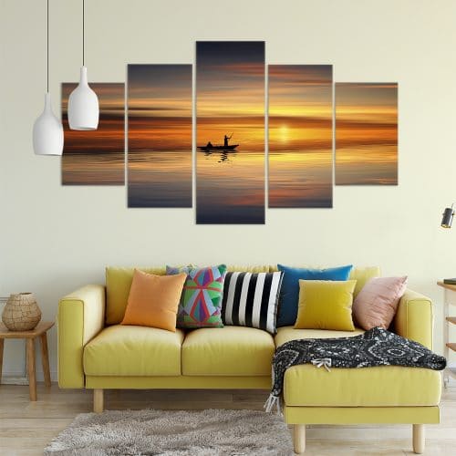 Sail into the Sunset- Beautiful Home Décor | Unique Canvas