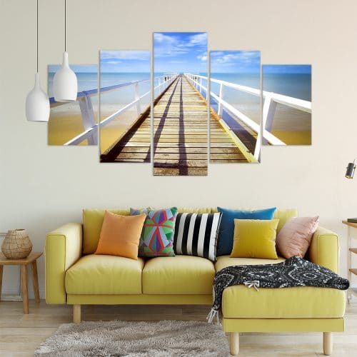Seaside Pier- Beautiful Home Décor | Unique Canvas