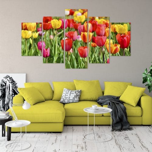 Buy Tulips Love & Flowers Unique Canvas