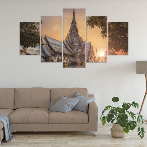 Wat Sothon Wararam Worawihan Temple- Beautiful Home Décor | Unique Canvas