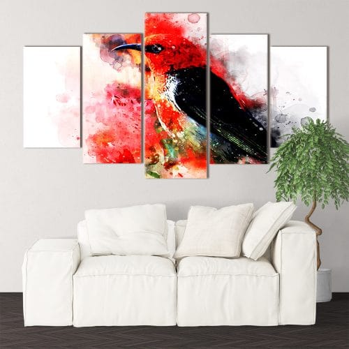 Watercolour Bird - Beautiful Home Décor | Unique Canvas