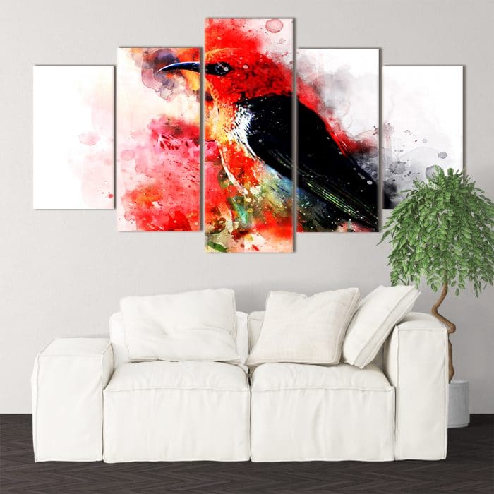 Watercolour Bird - Beautiful Home Décor | Unique Canvas