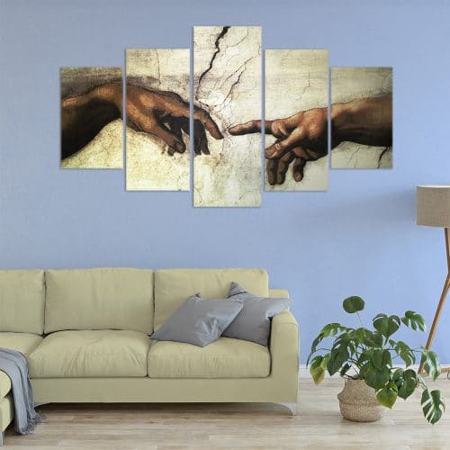 Human Connection Art Unique Canvas