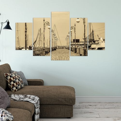 Marina Sepia- Beautiful Home Décor | Unique Canvas