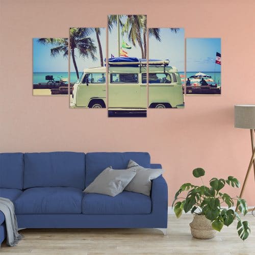 Vintage Beach Trips- Beautiful Home Décor | Unique Canvas