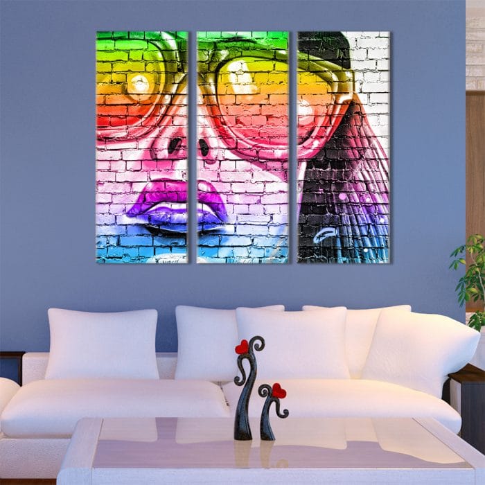 Colourful Face - Beautiful Home Décor | Unique Canvas