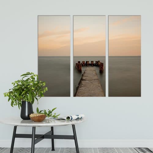 Old Sea Pier - Beautiful Home Décor | Unique Canvas