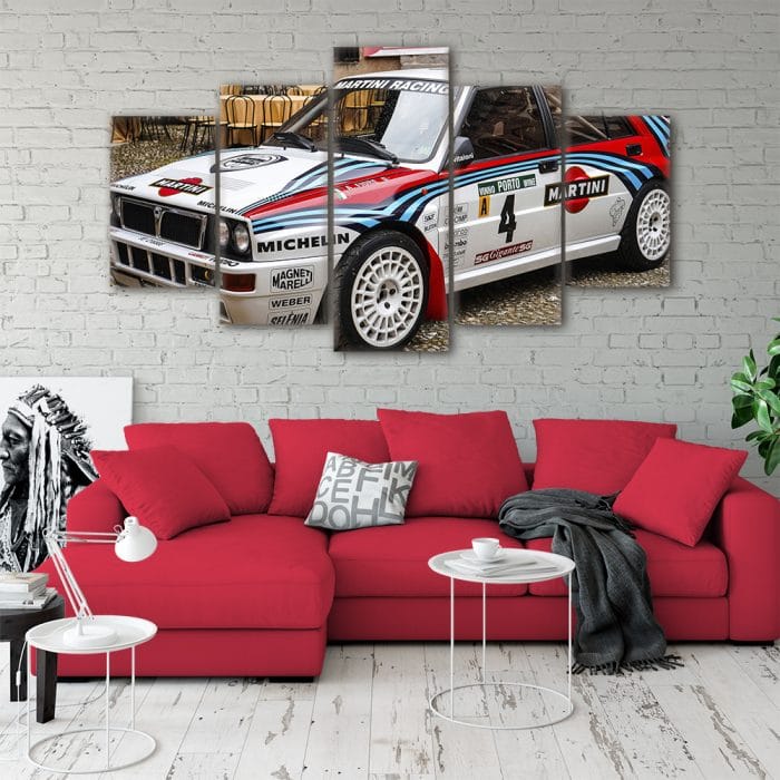 Lancia Delta Integrale Cars Unique Canvas
